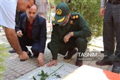 آیین گلباران و عطرافشانی قبور مطهر شهدا در اراک