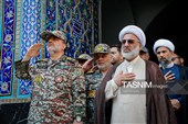 تشرف فرمانده نیروی پدافند هوایی ارتش به حرم مطهر رضوی