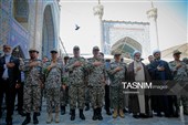 تشرف فرمانده نیروی پدافند هوایی ارتش به حرم مطهر رضوی