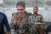 تشرف فرمانده نیروی پدافند هوایی ارتش به حرم مطهر رضوی