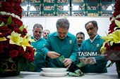تشرف فرمانده نیروی پدافند هوایی ارتش به حرم مطهر رضوی