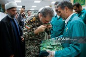 تشرف فرمانده نیروی پدافند هوایی ارتش به حرم مطهر رضوی