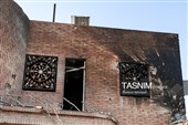 آثارحمله موشکی آمریکا به مراسم عروسی در سیریک