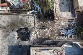 آثارحمله موشکی آمریکا به مراسم عروسی در سیریک