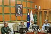 نشست تخصصی فرمانده کل ارتش با سرپرست وزارت دفاع