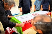 تشییع پیکر مطهر 3 شهید مدافع تنگه هرمز در پارسیان