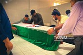تشییع پیکر مطهر 3 شهید مدافع تنگه هرمز در پارسیان