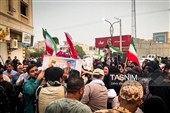 تشییع پیکر مطهر 3 شهید مدافع تنگه هرمز در پارسیان