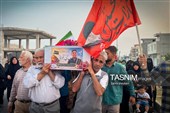 تشییع پیکر مطهر 3 شهید مدافع تنگه هرمز در پارسیان
