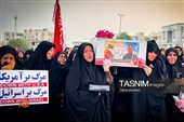 تشییع پیکر مطهر 3 شهید مدافع تنگه هرمز در پارسیان