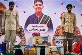 تشییع پیکر مطهر 3 شهید مدافع تنگه هرمز در پارسیان