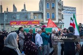 تشییع پیکر مطهر 3 شهید مدافع تنگه هرمز در پارسیان