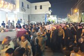 استقبال مردم و علمای اهل‌سنت عسلویه از پیکر 3 شهید بسیجی