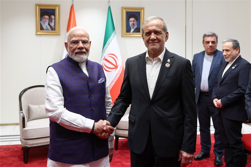 پزشکیان و مودی