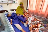 آخرین وضعیت مجروحان حمله آمریکا به بندر کوهستک در بیمارستان میناب