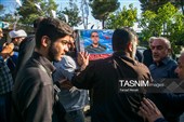 آیین وداع با شهدای هوافضا در کرمانشاه