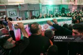 آیین وداع با شهدای هوافضا در کرمانشاه