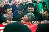 آیین وداع با شهدای هوافضا در کرمانشاه