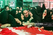 آیین وداع با شهدای هوافضا در کرمانشاه