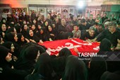 آیین وداع با شهدای هوافضا در کرمانشاه