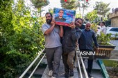 آیین وداع با شهدای هوافضا در کرمانشاه