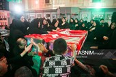 آیین وداع با شهدای هوافضا در کرمانشاه
