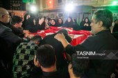 آیین وداع با شهدای هوافضا در کرمانشاه