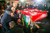 آیین وداع با شهدای هوافضا در کرمانشاه