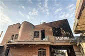 آثار جنایت آمریکایی بر پیکره منازل مسکونی شهر بندری کوهستک