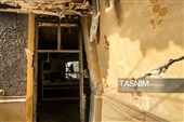 آثار جنایت آمریکایی بر پیکره منازل مسکونی شهر بندری کوهستک