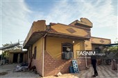 آثار جنایت آمریکایی بر پیکره منازل مسکونی شهر بندری کوهستک