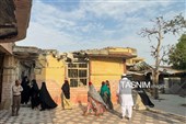 آثار الجریمة الأمریکیة على المنازل السکنیة فی مدینة کوهستک جنوب إیران