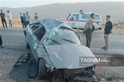 واژگونی خودرو در محور ابهر–قیدار؛ یک مصدوم رهاسازی شد