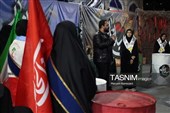 گوشه‌ای از رقابت نفس‌گیر شرکت‌کنندگان در مسابقات «میدان یار»