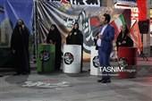 گوشه‌ای از رقابت نفس‌گیر شرکت‌کنندگان در مسابقات «میدان یار»