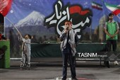 گوشه‌ای از رقابت نفس‌گیر شرکت‌کنندگان در مسابقات «میدان یار»