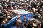 تشییع پیکر شهدای هوافضا در کرمانشاه