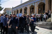 تشییع پیکر شهدای هوافضا در کرمانشاه