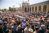 تشییع پیکر شهدای هوافضا در کرمانشاه