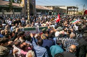 تشییع پیکر شهدای هوافضا در کرمانشاه