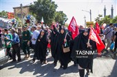 تشییع پیکر شهدای هوافضا در کرمانشاه