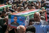تشییع پیکر شهدای هوافضا در کرمانشاه