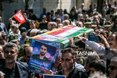 تشییع پیکر شهدای هوافضا در کرمانشاه