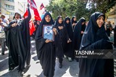 تشییع پیکر شهدای هوافضا در کرمانشاه