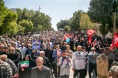 تشییع پیکر شهدای هوافضا در کرمانشاه