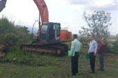 آزادسازی هزار مترمربع از بستر سفیدرود در روستای سراوان