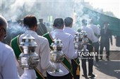 آیین استقبال از ورود کاروان نمادین حضرت معصومه (س) به قم