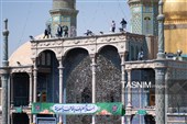 آیین استقبال از ورود کاروان نمادین حضرت معصومه (س) به قم