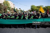 آیین استقبال از ورود کاروان نمادین حضرت معصومه (س) به قم