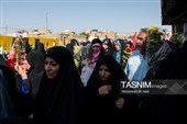 آیین استقبال از ورود کاروان نمادین حضرت معصومه (س) به قم